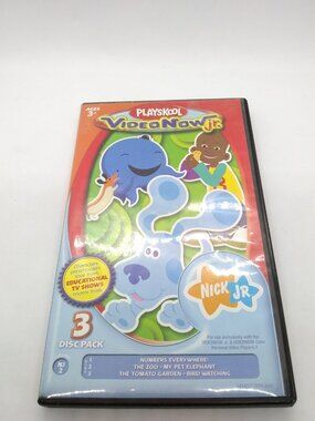 Playskool videotech jr 3 disc pack little bill Clifford and blue's clues READ